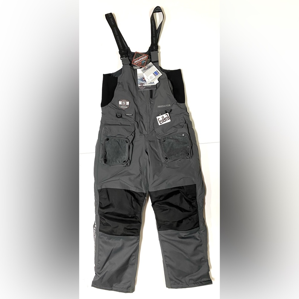 Men's Charcoal Workwear Bib Overalls